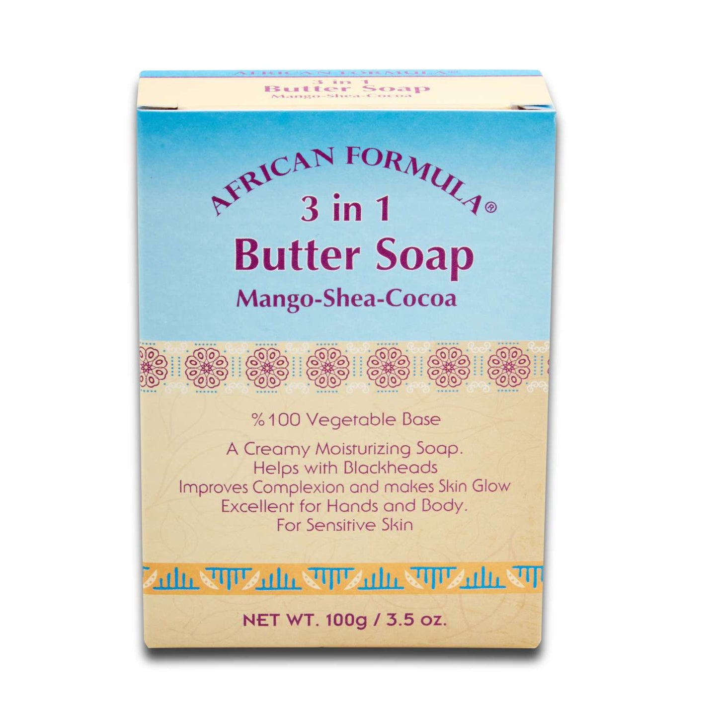 African Formula 3 In 1 Soap Mango-Shea-Cocoa 3.5 Oz