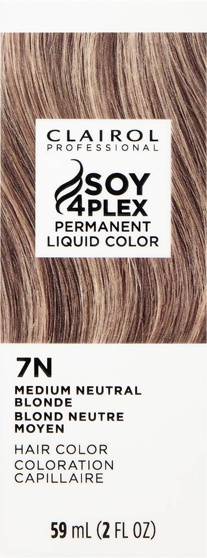 CLAIROL PERMANENT LIQUID 7N MEDIUM NEUTRAL BLONDE
