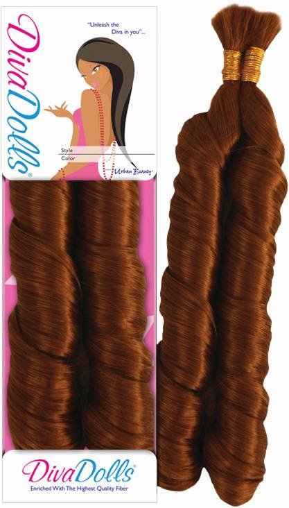 SYNTHETIC BULK HAIR DIVA DOLLS DD131 TWIST BODY BULK COLOR-#1