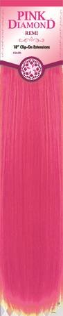 PINK DIAMOND - REMI HUMAN HAIR CLIP ON 18 INCH #PINK