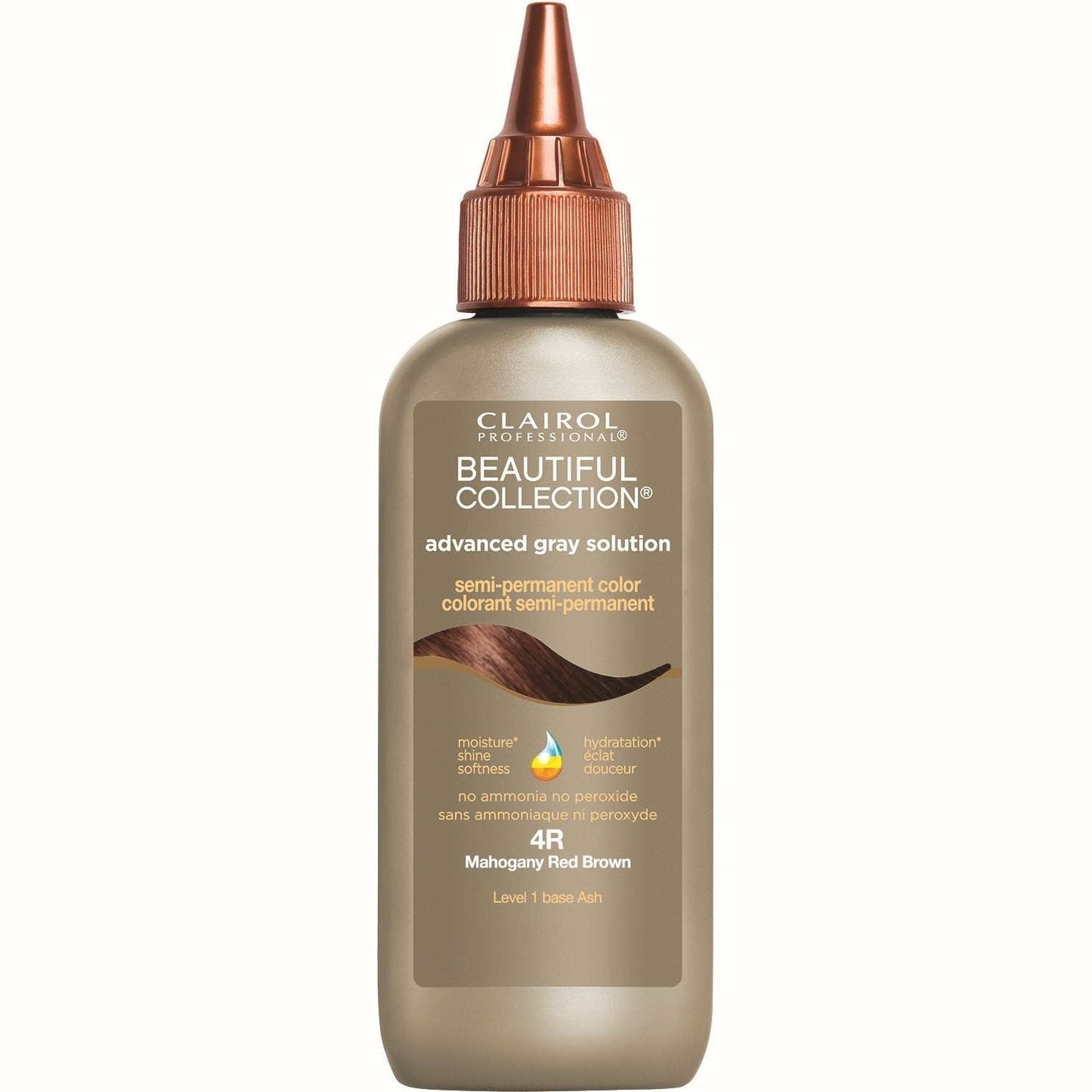 Beautiful Collection Advanced Gray Solution 4R Mahogany Red Brown