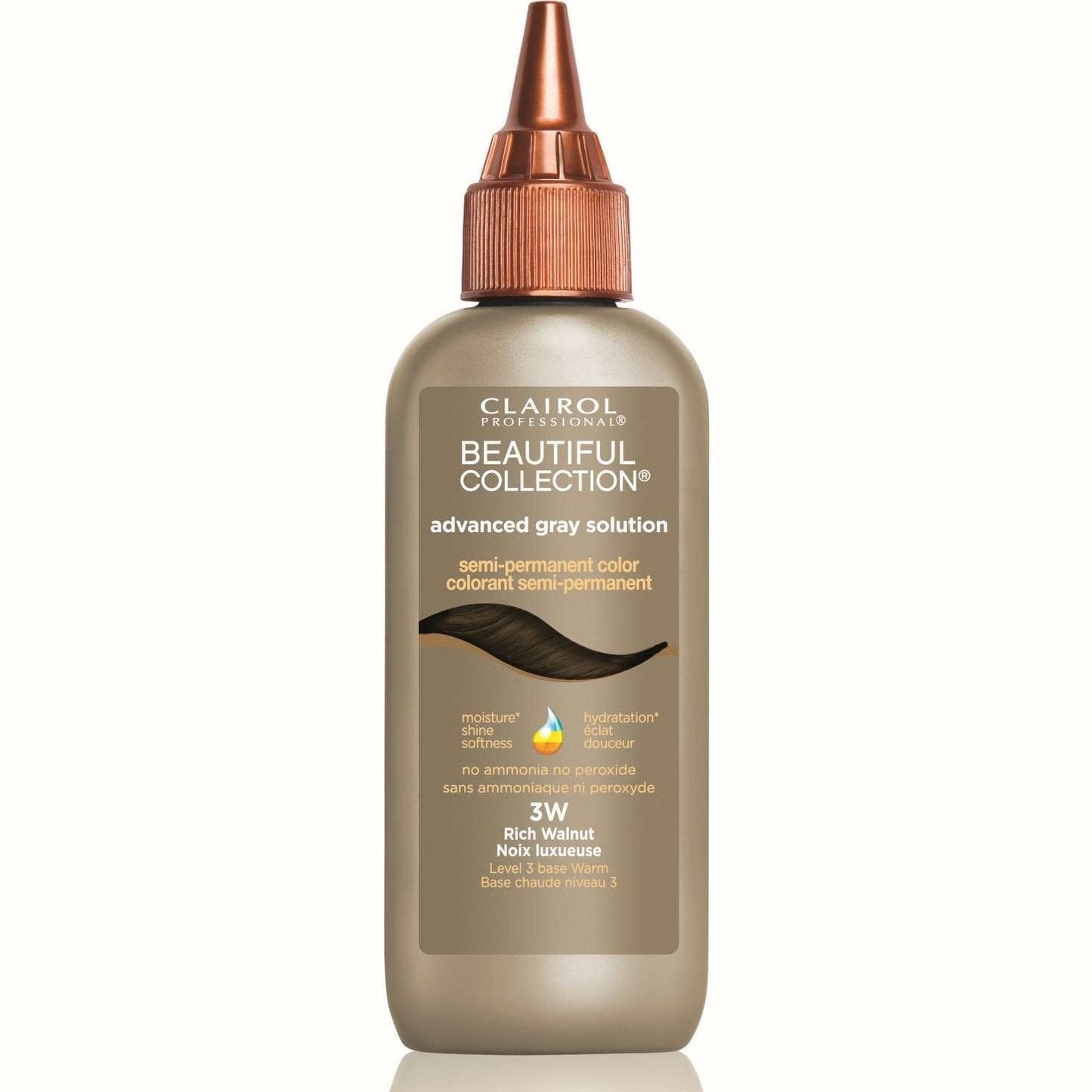Beautiful Collection Advanced Gray Solution 3W Rich Walnut