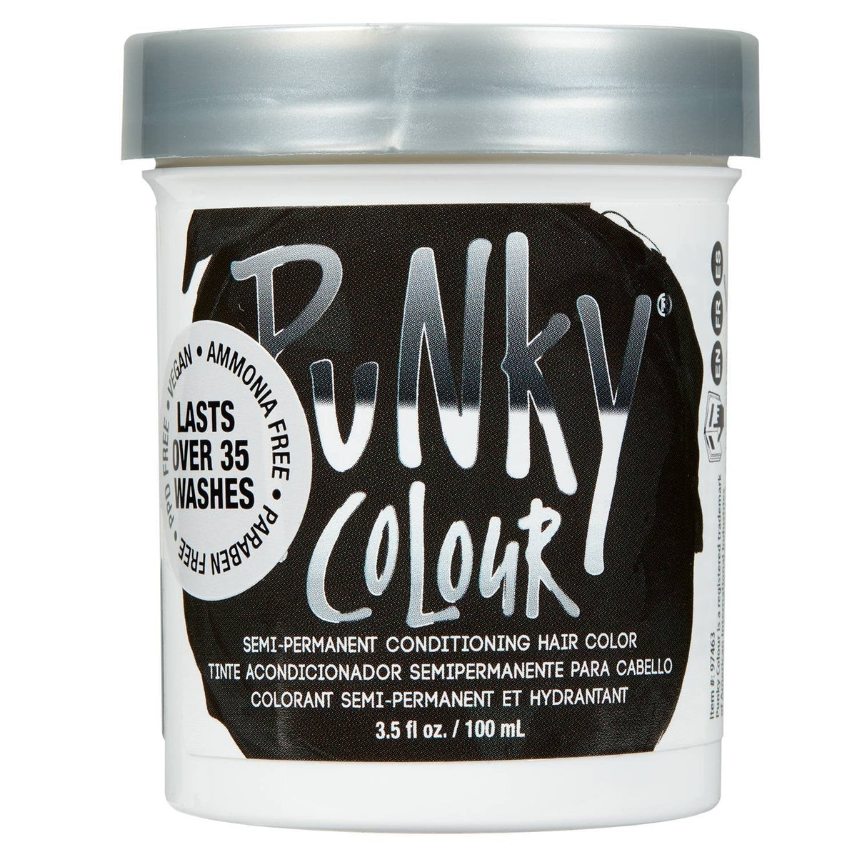 Punky Colour Semi-Permanent Hair Color Ebony