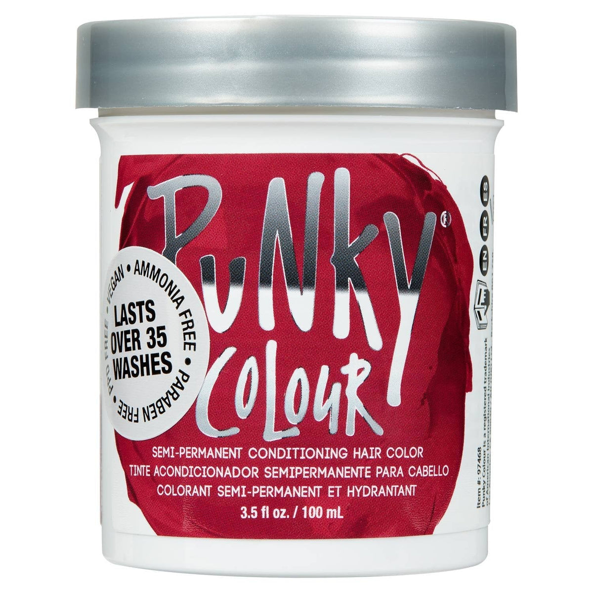 Punky Colour Semi-Permanent Hair Color Poppy Red