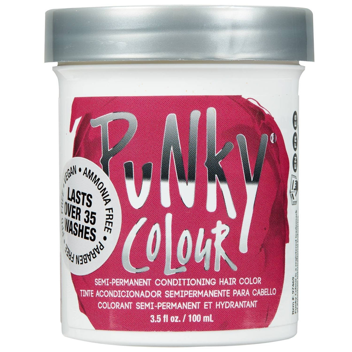 Punky Colour Semi-Permanent Hair Color Rose Red