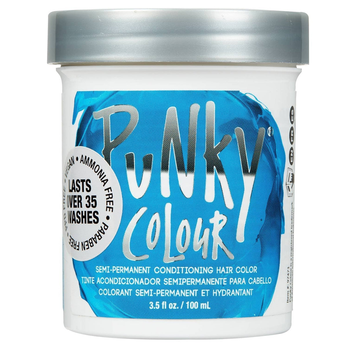 Punky Colour Semi-Permanent Hair Color Lagoon Blue