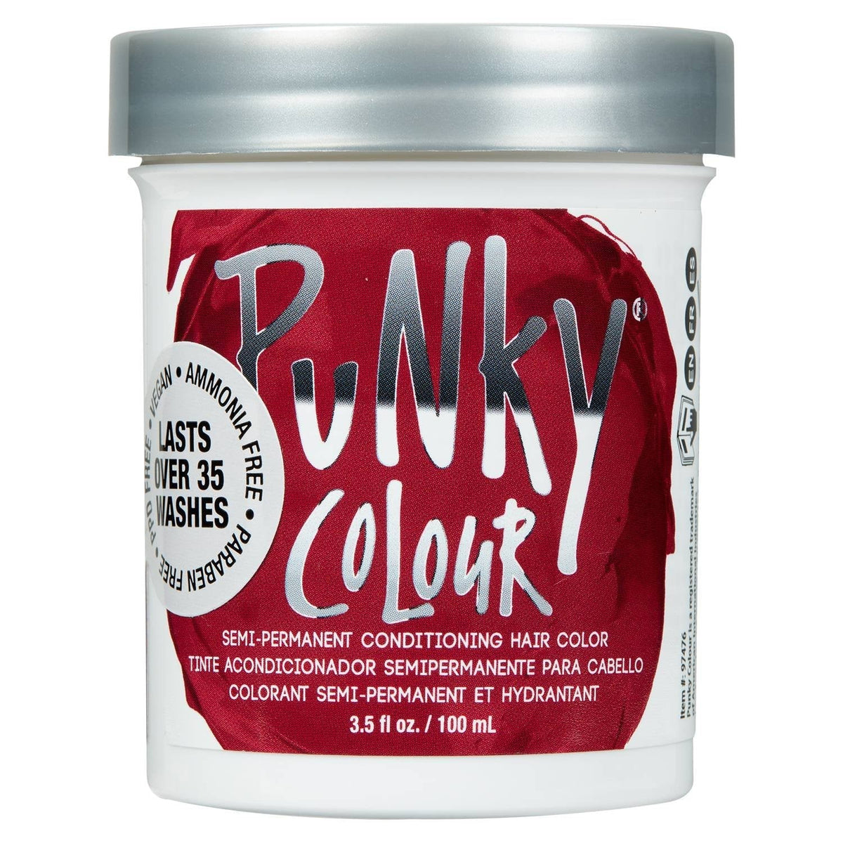 Punky Colour Semi-Permanent Hair Color Red Wine