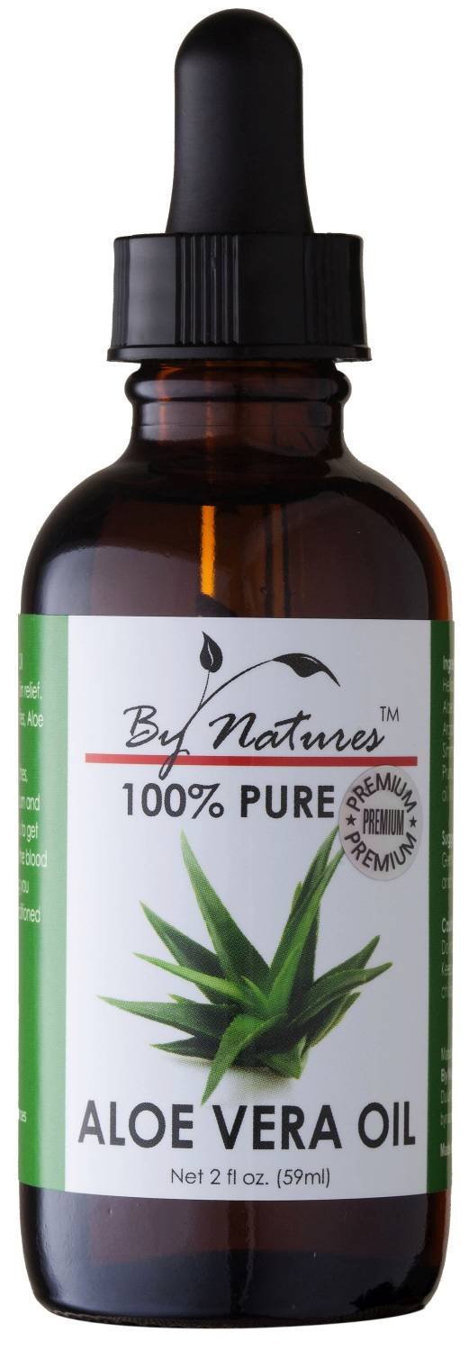 By Natures 100% Pure Aloe Vera Oil

