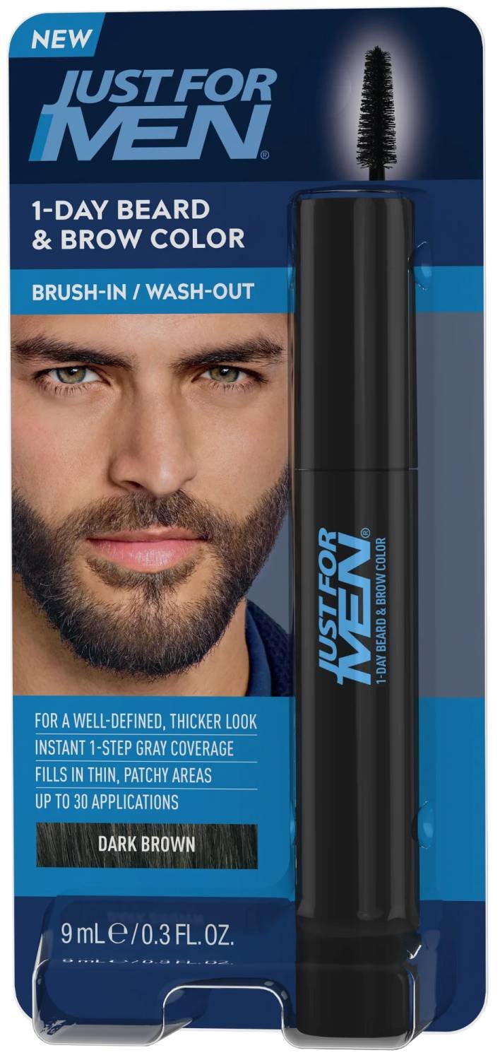 Just For Me Beard & Brow 1 Day Color Dark Brown
