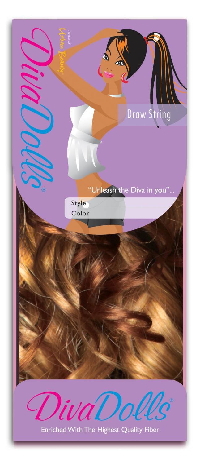 SYNTHETIC DRAW STRING DIVA DOLLS DD339 GOMEZ COLOR #4