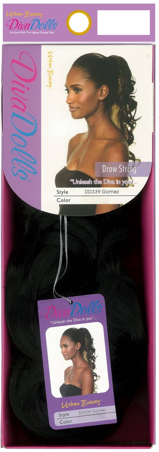 SYNTHETIC DRAW STRING DIVA DOLLS DD339 GOMEZ COLOR OMBRE COLOR 2730613
