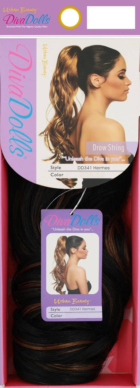 SYNTHETIC DRAW STRING DIVA DOLLS DD341 HERMES COLOR F4/30