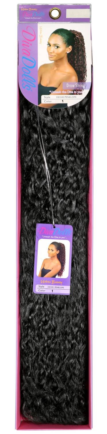SYNTHETIC DRAW STRING DIVA DOLLS DD345 PENELOPE COLOR #1B