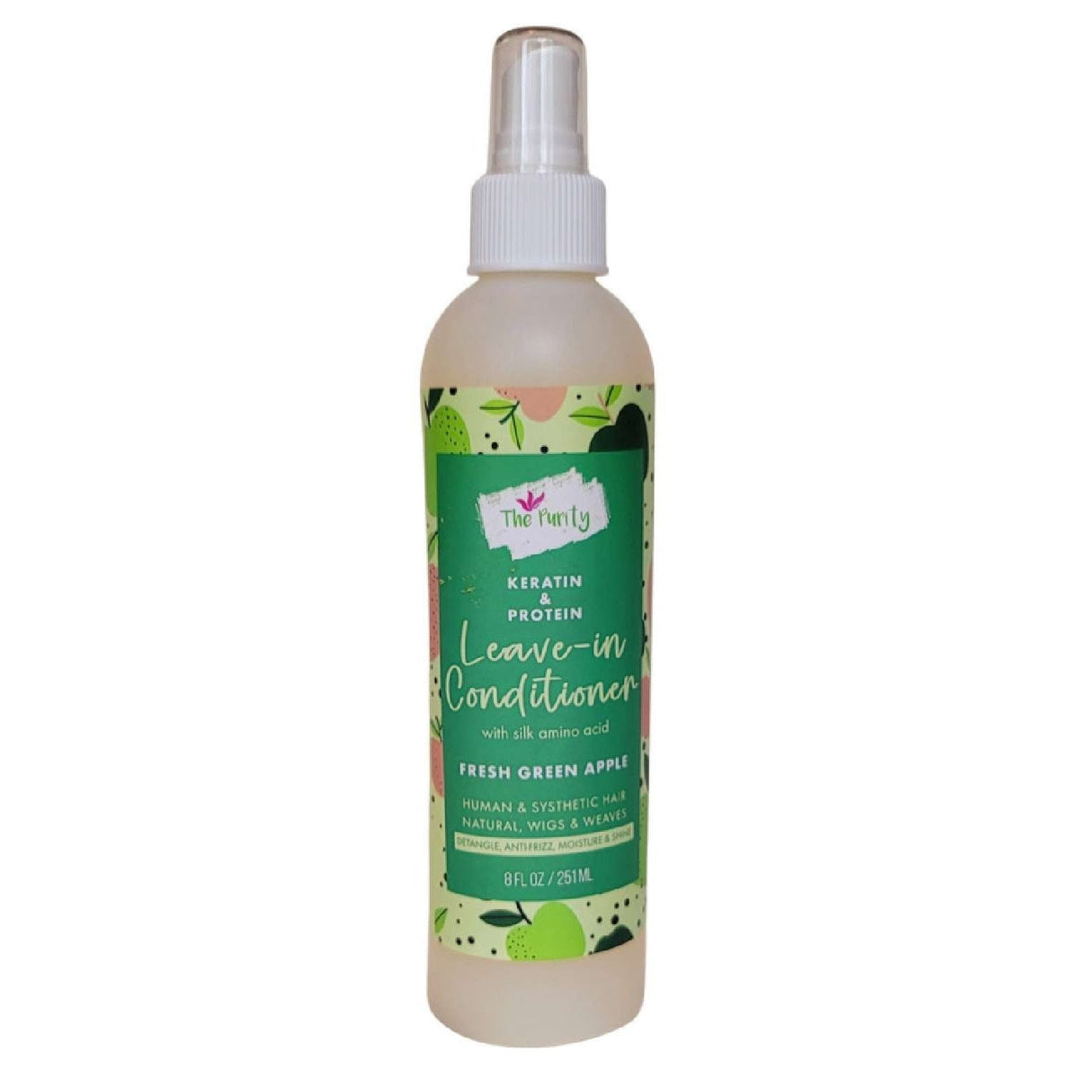 The Purity Leave In Conditioner Mist Fresh Green Apple 8 Oz