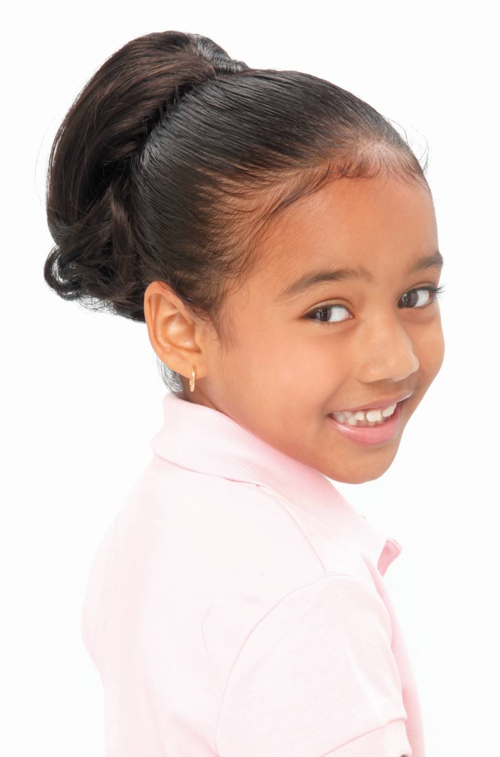 SYNTHETIC PONY TAIL DRAW STRING FOR KIDS JS1163 KIDS DRAW STRING-#1B