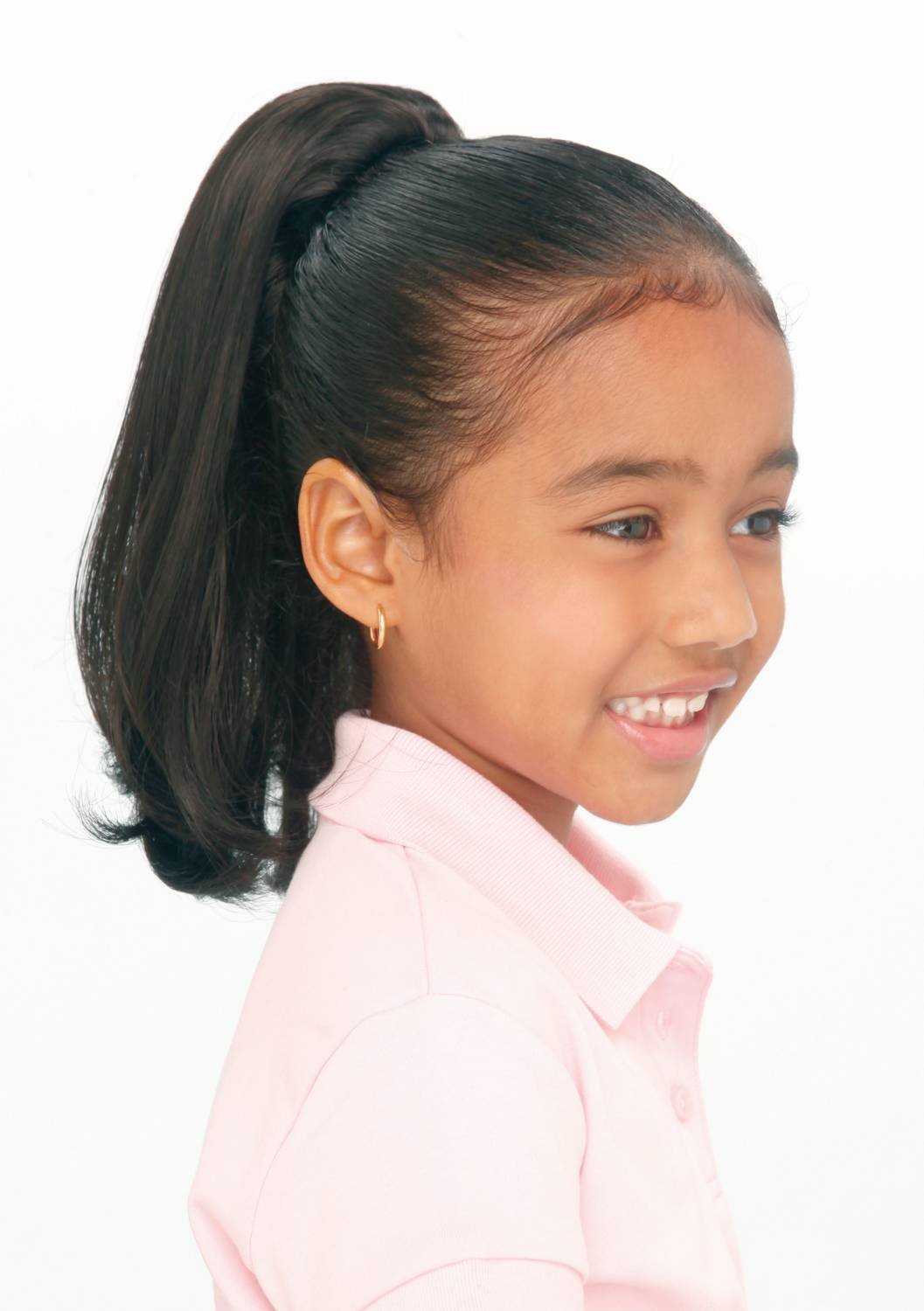 SYNTHETIC PONY TAIL DRAW STRING FOR KIDS JS1167 KIDS DRAW STRING-#1B