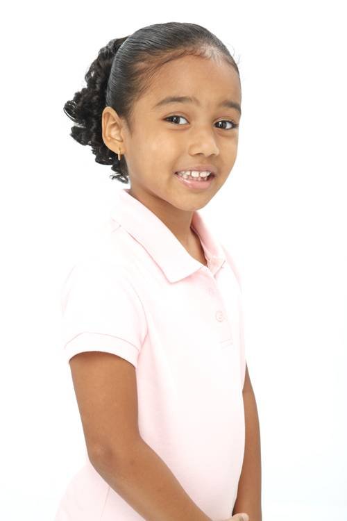 SYNTHETIC PONY TAIL DRAW STRING FOR KIDS JS1179 KIDS DRAW STRING-#1B