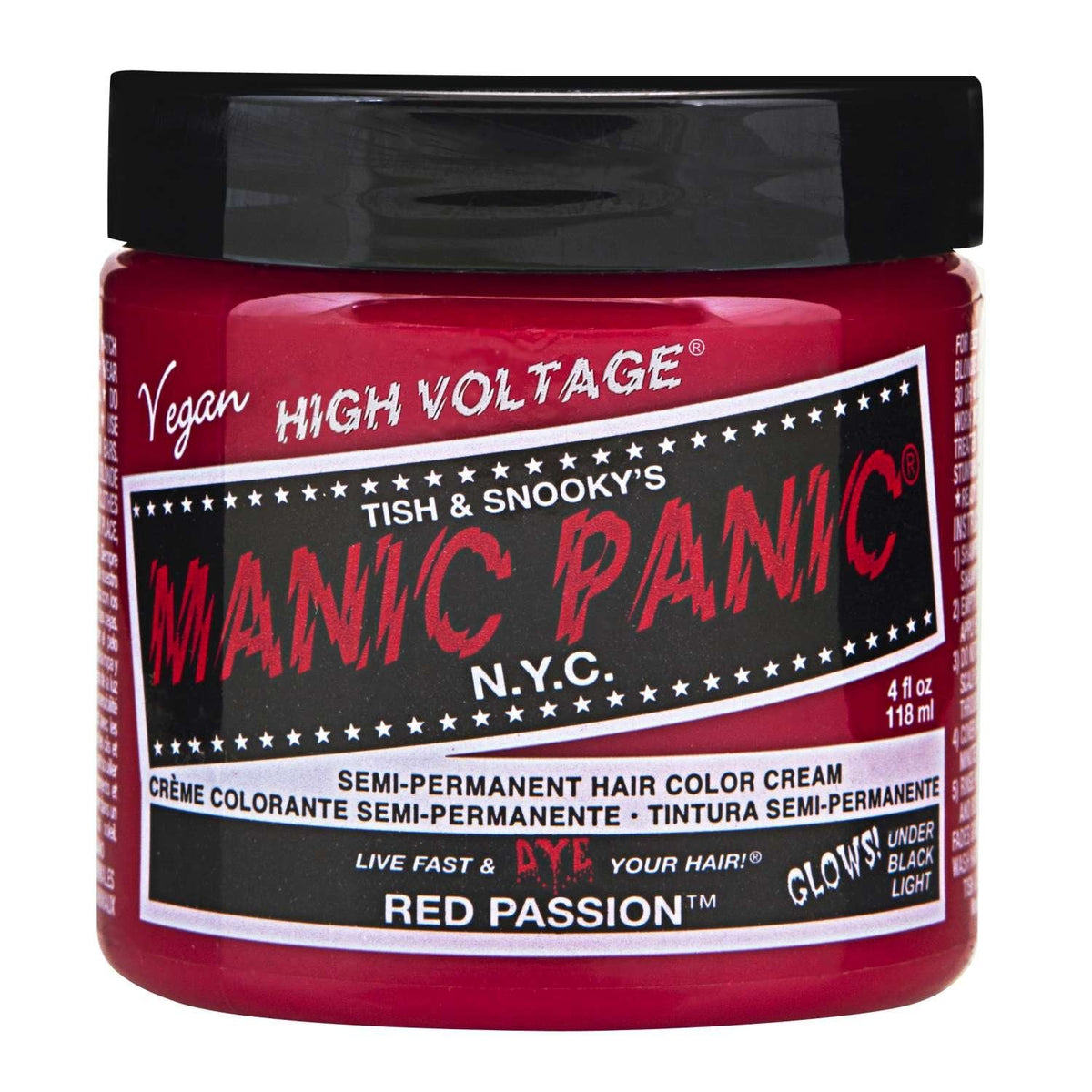 MANIC PANIC SEMI PERMANENT CREAM HAIR COLOR - RED PASSION