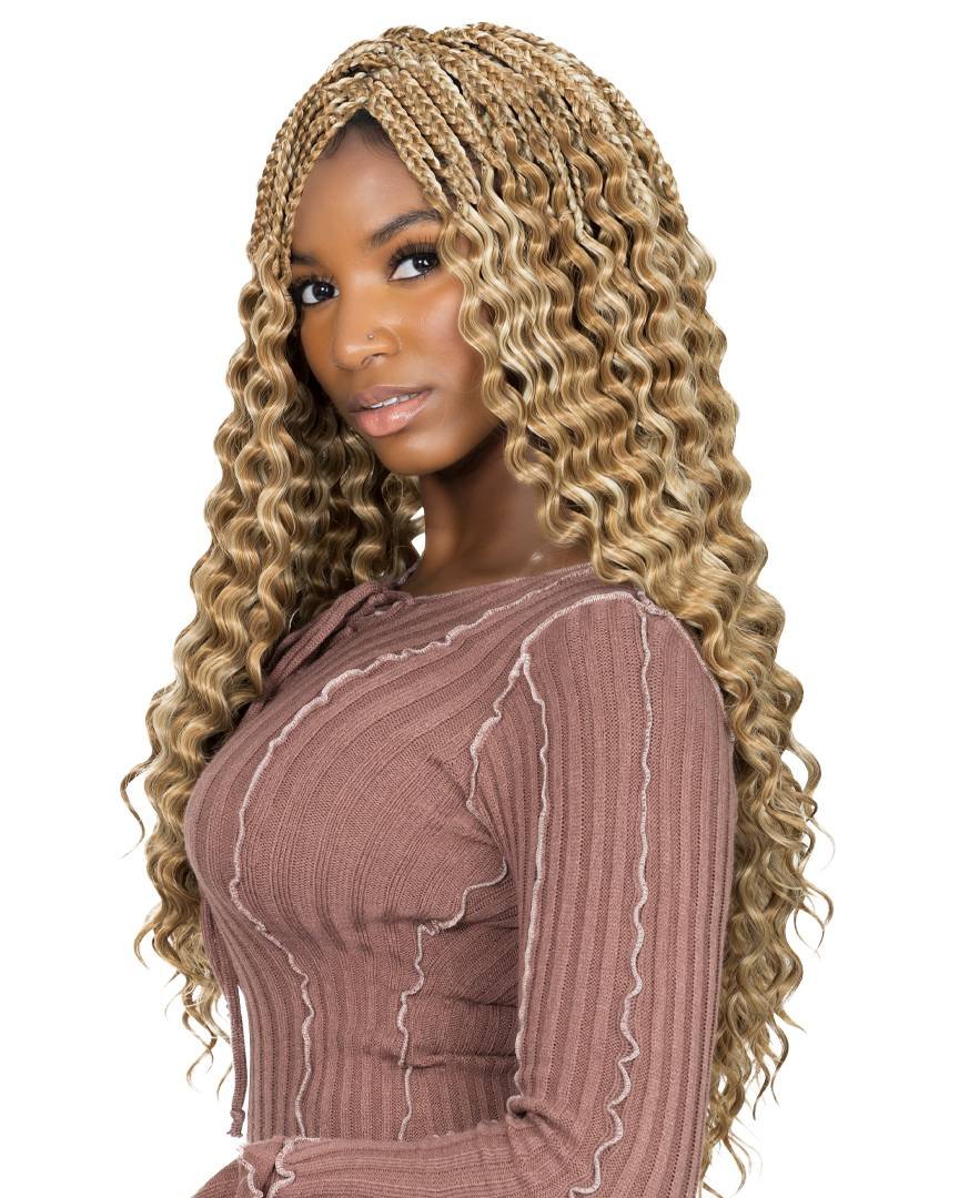 SYNTHETIC GODDESS BOX BRAID DEEP WAVE 22-#1B