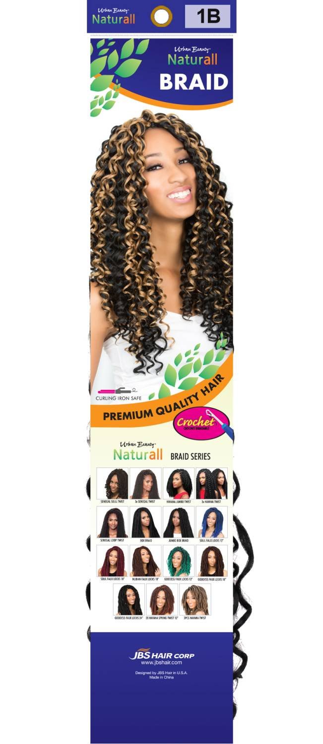 SYNTHETIC NATURALL CROCHET BRAID  DEEP TWIST COLOR-#99J