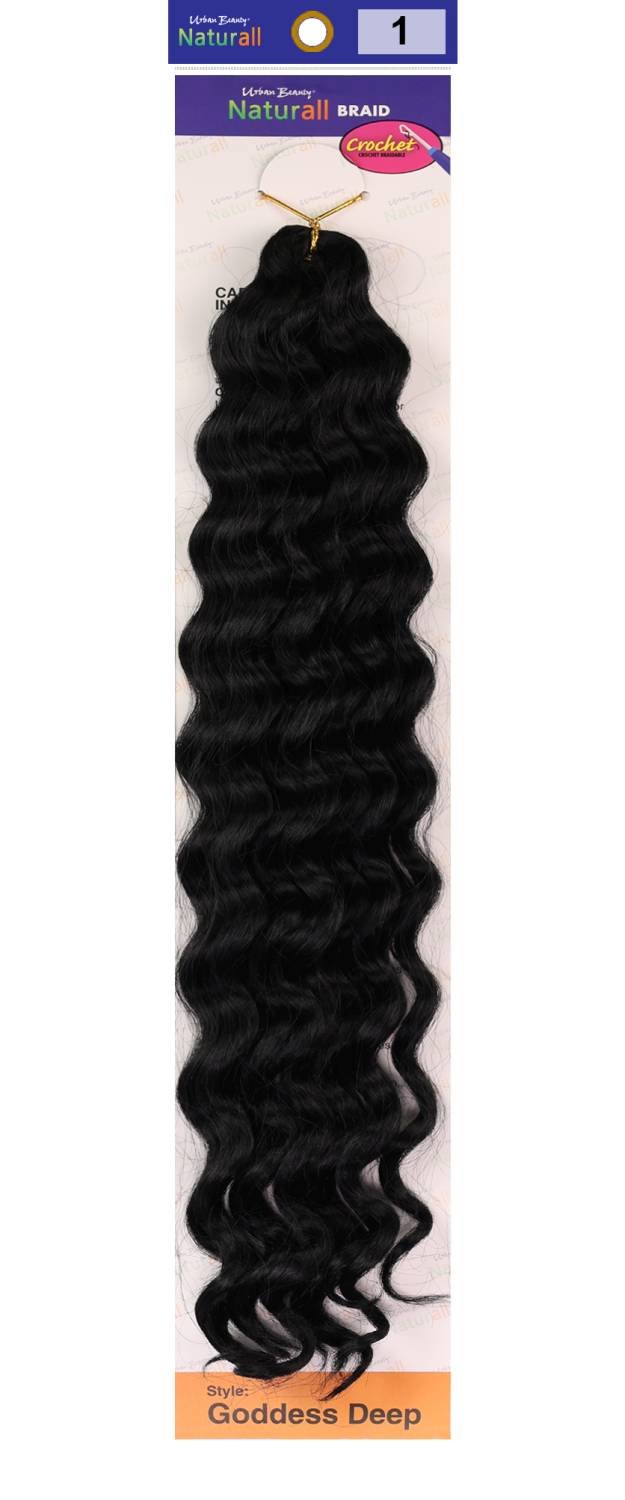 SYNTHETIC NATURALL CROCHET BRAID  GODDESS DEEP COLOR-#99J