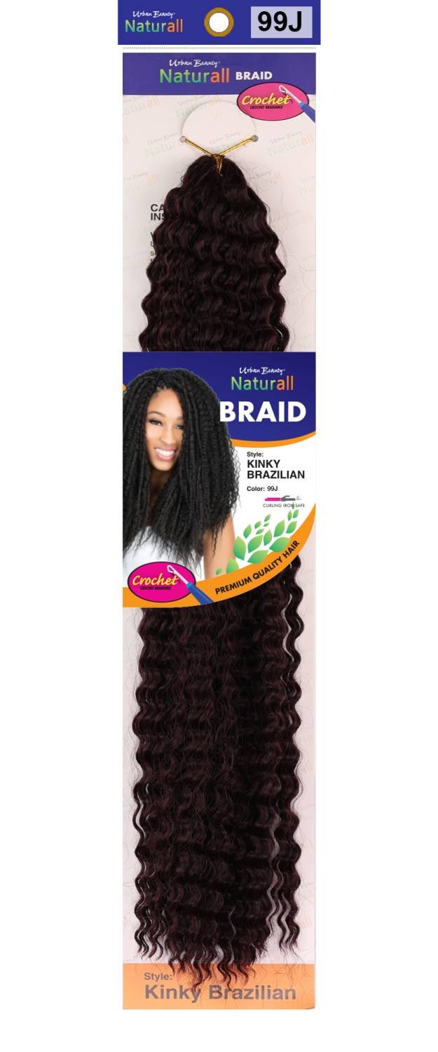 SYNTHETIC NATURALL CROCHET BRAID  KINKY BRAZIL COLOR-#99J
