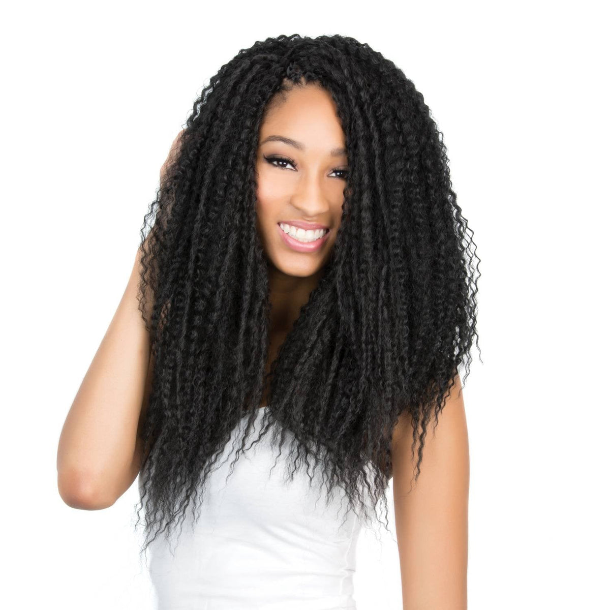 SYNTHETIC NATURALL CROCHET BRAID  KINKY BRAZIL COLOR-MT4/30