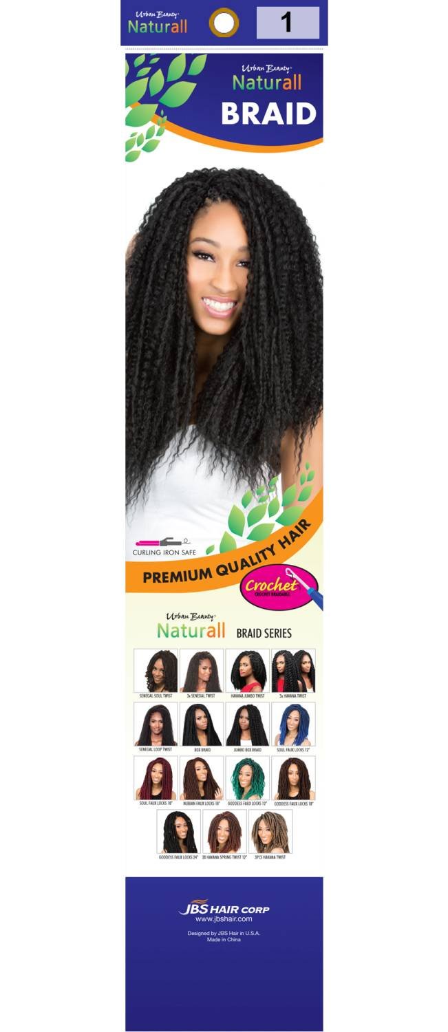 SYNTHETIC NATURALL CROCHET BRAID  KINKY BRAZIL COLOR-MT1B/350