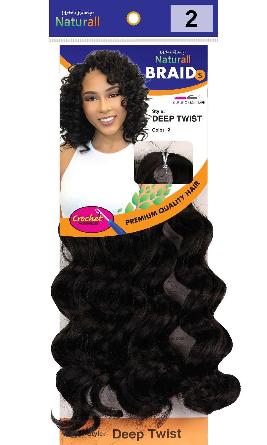 SYNTHETIC NATURALL SHORT CRECHET BRAID DEEP TWIST-#2
