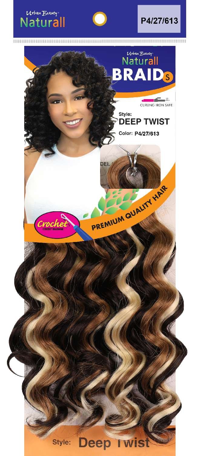 SYNTHETIC NATURALL SHORT CRECHET BRAID DEEP TWIST-P4/27/613