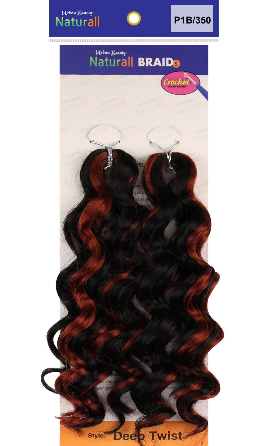 SYNTHETIC NATURALL SHORT CRECHET BRAID DEEP TWIST-#BURGUNDY