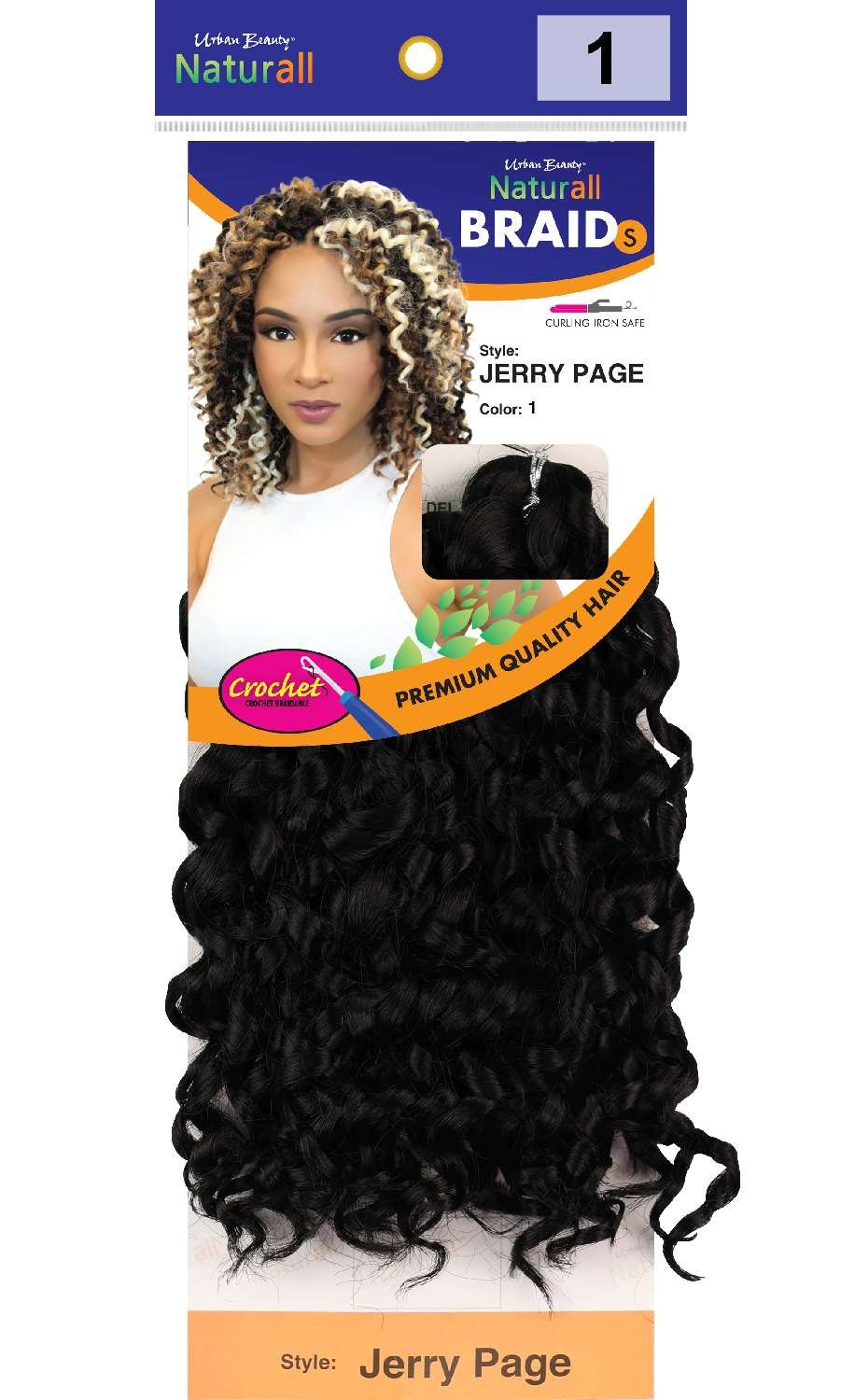 SYNTHETIC NATURALL SHORT CRECHET BRAID JERRY PAGE-#1