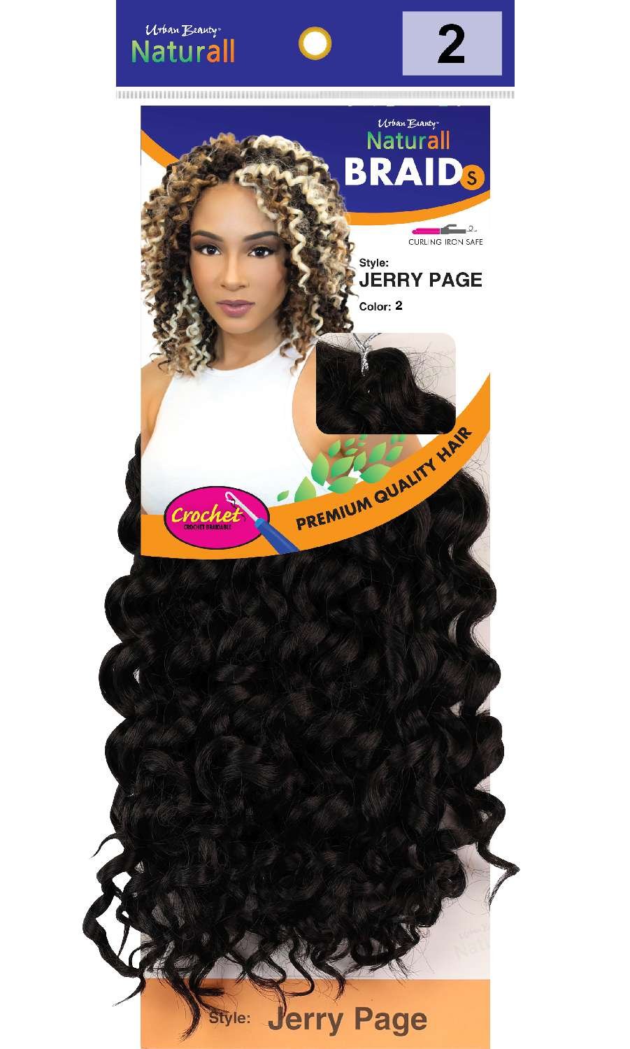 SYNTHETIC NATURALL SHORT CRECHET BRAID JERRY PAGE-#2