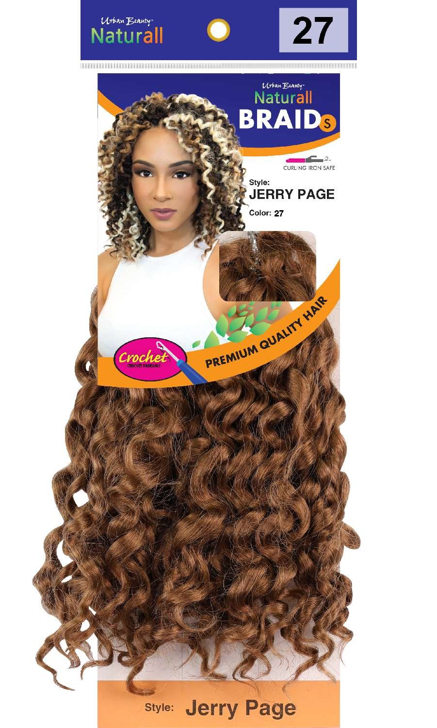 SYNTHETIC NATURALL SHORT CRECHET BRAID JERRY PAGE-#27
