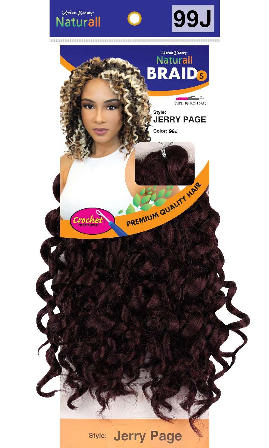 SYNTHETIC NATURALL SHORT CRECHET BRAID JERRY PAGE-#99J