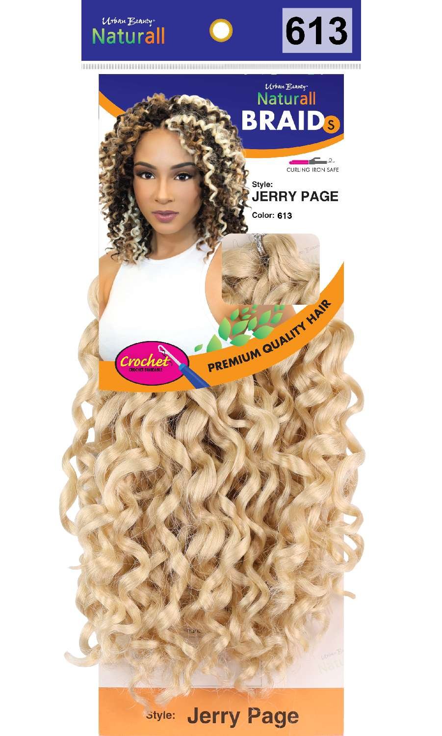 SYNTHETIC NATURALL SHORT CRECHET BRAID JERRY PAGE-#613