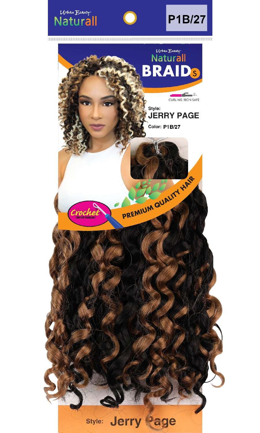 SYNTHETIC NATURALL SHORT CRECHET BRAID JERRY PAGE-P1B/27