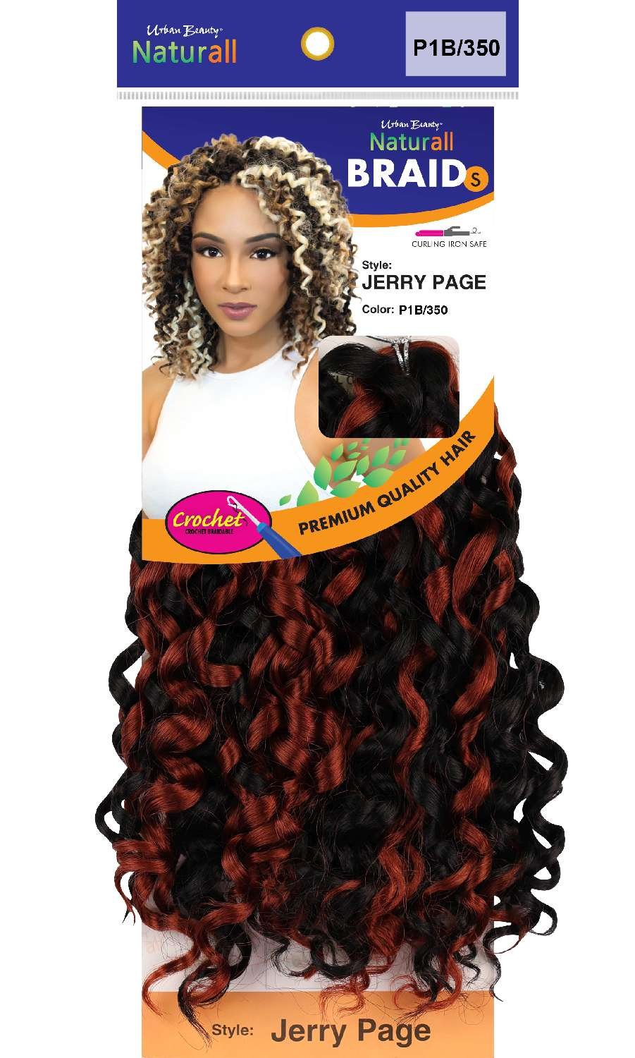 SYNTHETIC NATURALL SHORT CRECHET BRAID JERRY PAGE-P1B/350