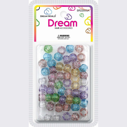 Chloe Bead 2200 Round Glitter Crystal Assort