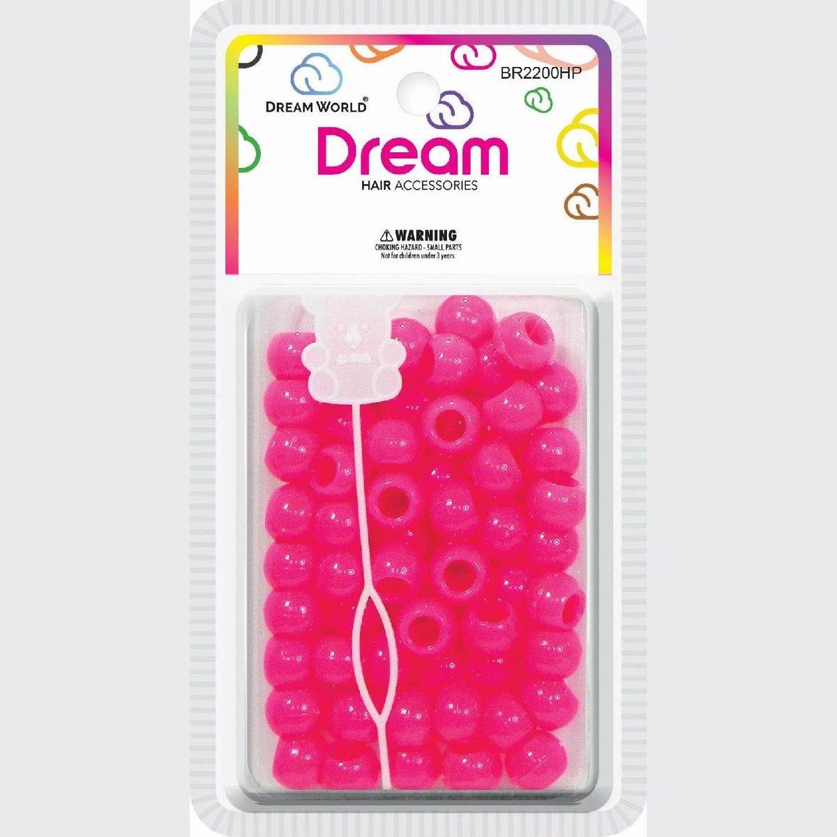 Chloe Bead Round Big 60 Hot Pink