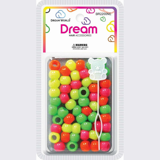 Chloe Bead Round Big 60 Neon