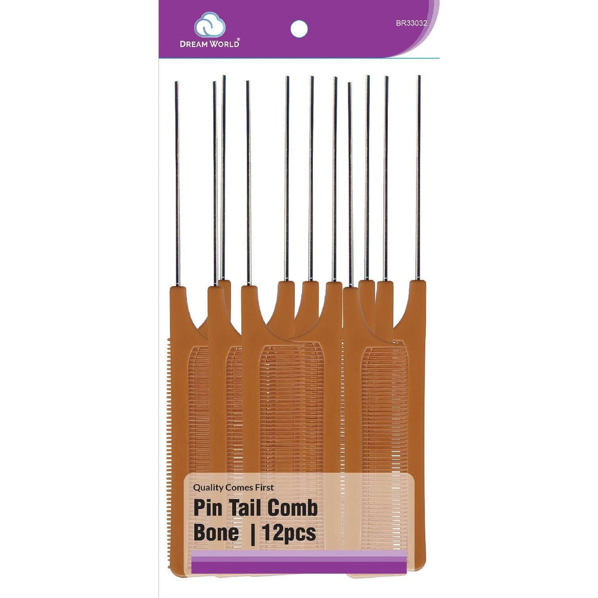 Brittny Bulk Pintail Comb  Bone
