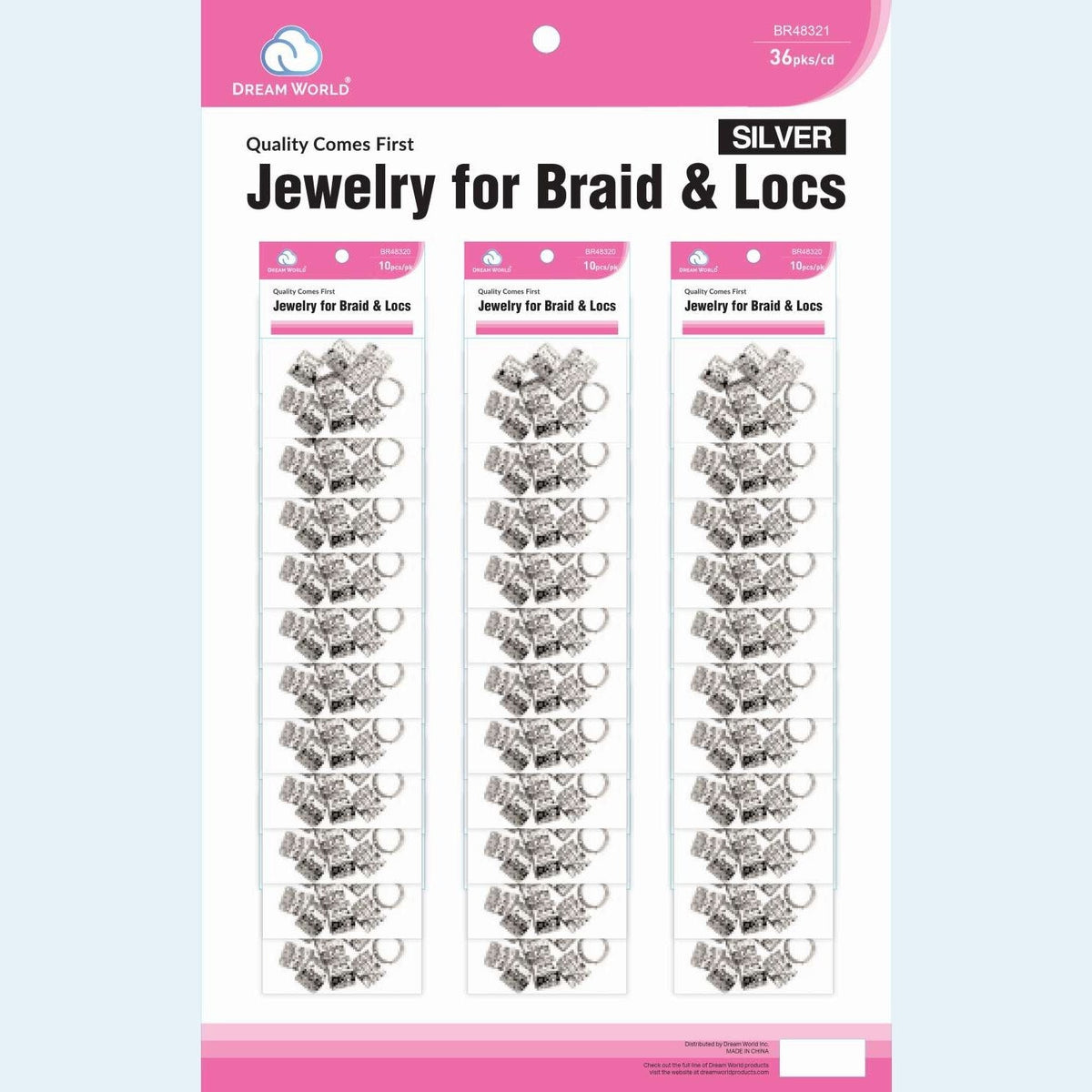 Brittny  Jewelry Braids  Locs Silver