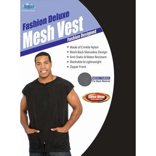Dream Salon Wear -Mesh Vest Black