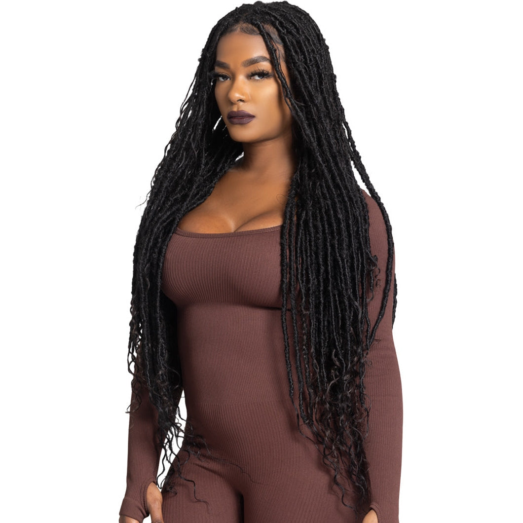 Urban Beauty Queen B Braid Synthetic Butterfly Goddess Locs 3X Value Pack 28 Inch Color 1